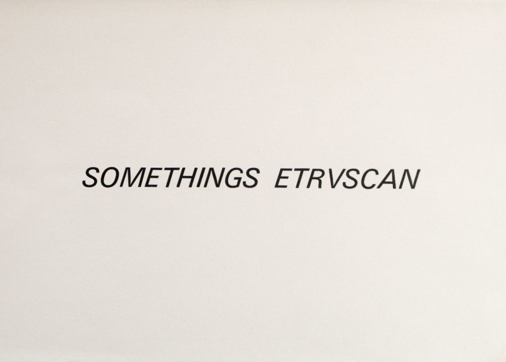Somethings Etruscan